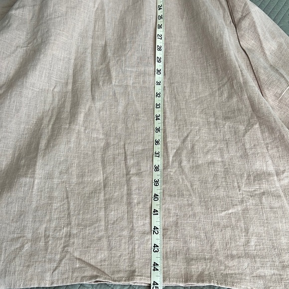 GIANNETTI 💯 LINEN MIDI DRESS SZ 2 - Picture 11 of 11